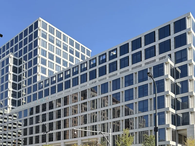 Exterior of the Beijing major financial institution headquarters