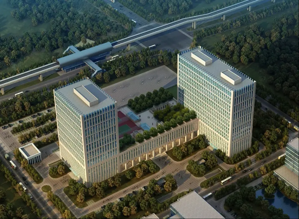 北京某大型科技园科研办公建筑项目效果图